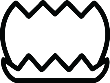 Bir insan tarafından çizilmiş nilüfer çiçeği simgesi