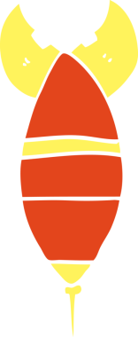bir insan tarafından çizilmiş karalama roketi