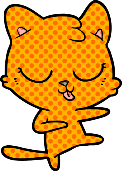 Bir insan tarafından çizilmiş kedi tıslaması.