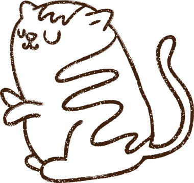 Bir insan tarafından çizilen Kedi Kömürü