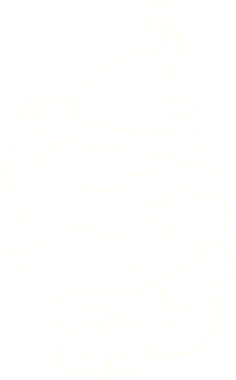 Ağlayan Tilki Tebeşiri Bir insan tarafından çizilmiş