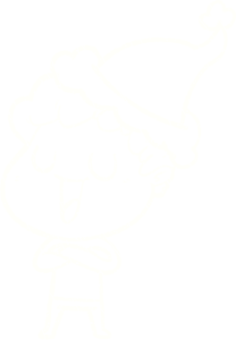 Bir insan tarafından çizilen Noel Adam Tebeşiri