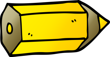 Bir insan tarafından çizilmiş karalama renkli kalem.