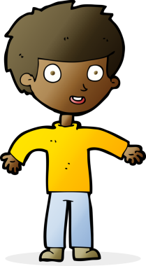 Bir insan tarafından çizilmiş mutlu bir adam.