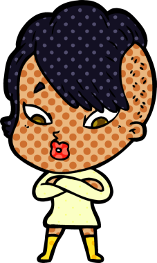 Bir insan tarafından çizilmiş bir karikatür.