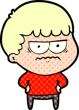 Bir insan tarafından çizilmiş rahatsız bir adam.