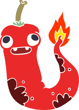 Bir insan tarafından çizilmiş sıcak soğuk karalama.