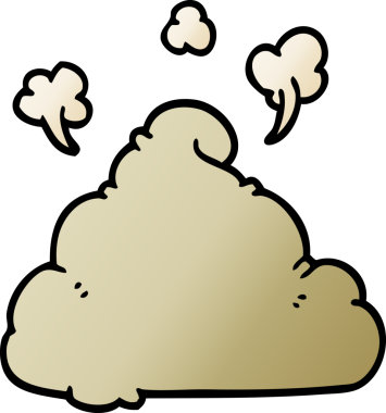 Bir insan tarafından çizilmiş karikatür kakası.