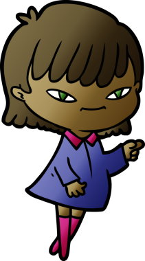 Bir insan tarafından çizilmiş bir karikatür.