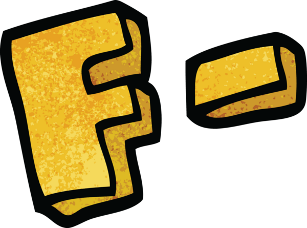 bir insan tarafından çizilmiş karalama harfi notları