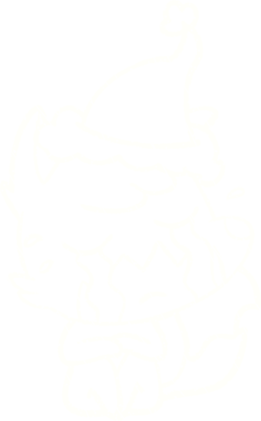 Ağlayan Tilki Tebeşiri Bir insan tarafından çizilmiş