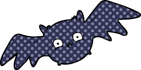 Bir insan tarafından çizilmiş vampir cadılar bayramı sopası çizgi filmi.