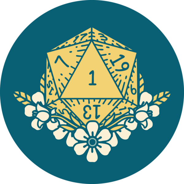 Retro Dövme Tarzı Doğal Zarlar Bir insan tarafından çizilmiş çiçek elementleri ile yuvarlanır