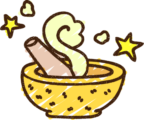 Sihirli Pestle Tebeşiri Bir insan tarafından çizilmiş