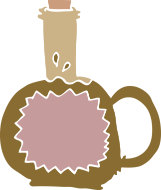 bir insan tarafından çizilmiş karalama akçaağaç şurubu.