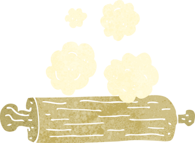 Bir insan tarafından çizilmiş merdane.