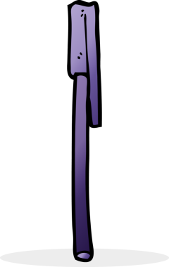 Bir insan tarafından çizilmiş karikatür kalem.