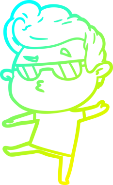 Bir insan tarafından çizilmiş karikatür karikatürü.