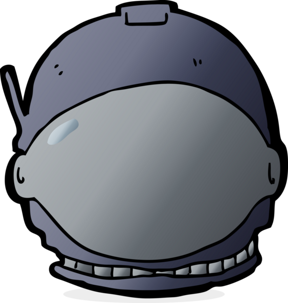 Bir insan tarafından çizilmiş astronot yüzü.