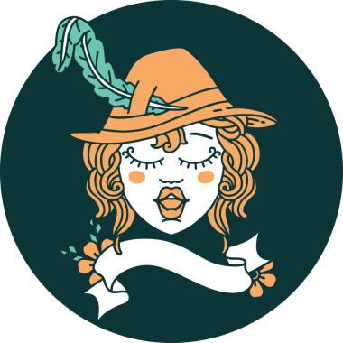 Bir insan tarafından çizilmiş insan ozan karakteri simgesi