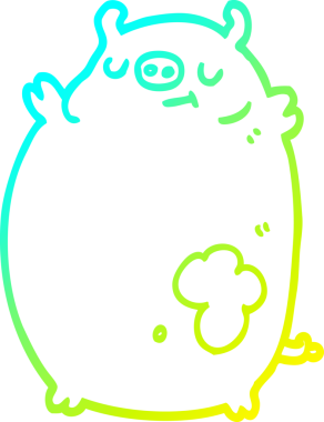 Bir insan tarafından çizilmiş bir çizgi film çizimi.