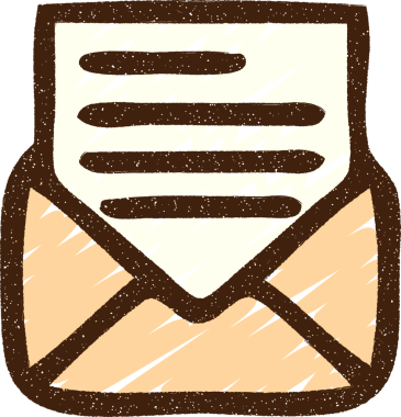 Bir insan tarafından çizilmiş Posta Sembol Tebeşiri