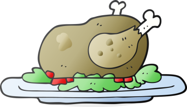 Bir insan tarafından çizilmiş karikatür çizimi.