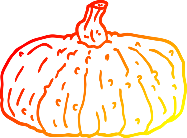 Bir insan tarafından çizilmiş bir çizgi balkabağı çizimi