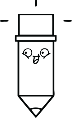 Bir insan tarafından çizilmiş bir kalem çizimi