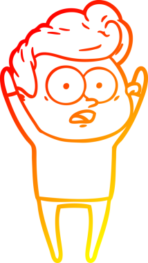 İnsan tarafından çizilmiş bir çizgi film karakteri.