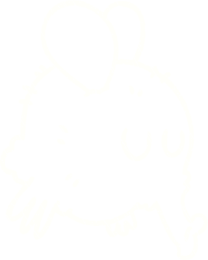 Bir insan tarafından çizilen İğrenç Sinek Tebeşiri