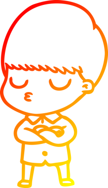 İnsan tarafından çizilmiş bir çizgi film karakteri çizimi.