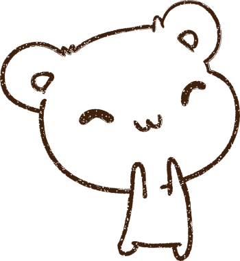 Ayı Yavrusu Kömürü Bir insan tarafından çizilmiş