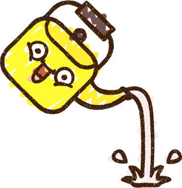 Bir insan tarafından çizilen Kettle Tebeşiri