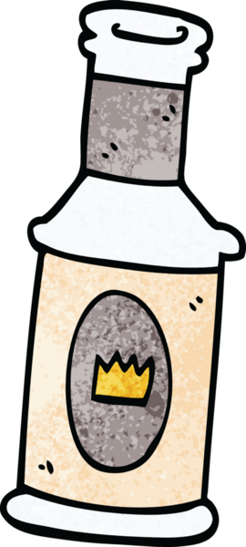 bir insan tarafından çizilmiş alkollü bir içecek.