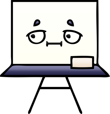 Bir insan tarafından çizilmiş beyaz bir karikatür.