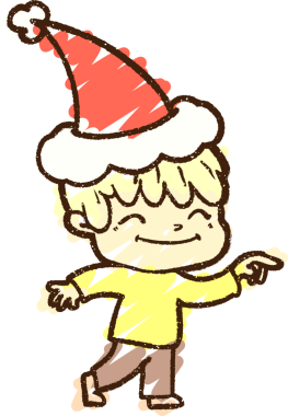 Bir insan tarafından çizilen Noel Adam Tebeşiri