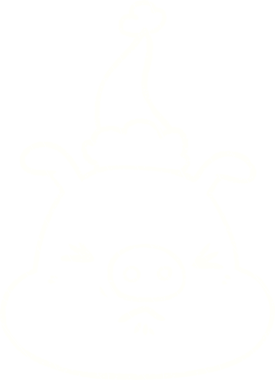 Bir insan tarafından çizilmiş Noel Domuz Tebeşiri