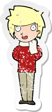 Bir insan tarafından çizilmiş bir karikatür dostudur.