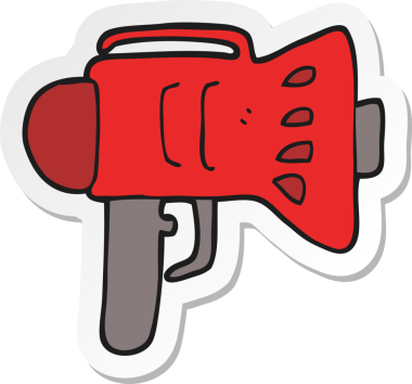 Bir insan tarafından çizilmiş bir çizgi filmin çıkartması.