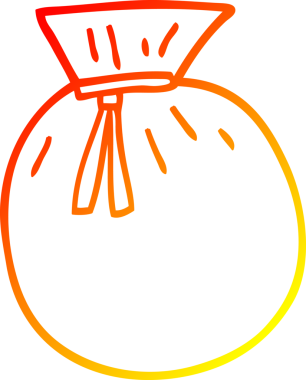 Bir insan tarafından çizilmiş bir Noel Baba karikatürü çizimi.