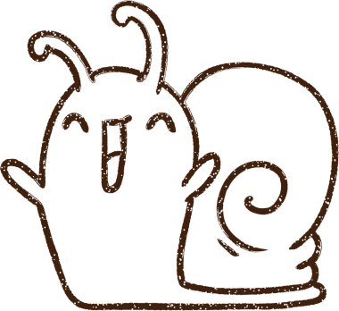 Bir insan tarafından çizilen Mutlu Salyangoz Kömürü