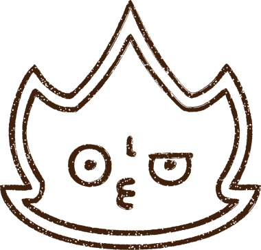 Bir insan tarafından çizilen Ateş Kömürü Çizimi