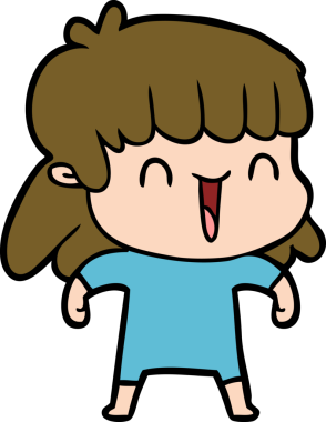 Bir insan tarafından çizilmiş endişeli bir karikatür.