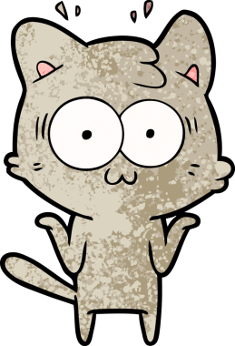 Bir insan tarafından çizilmiş bir çizgi film.