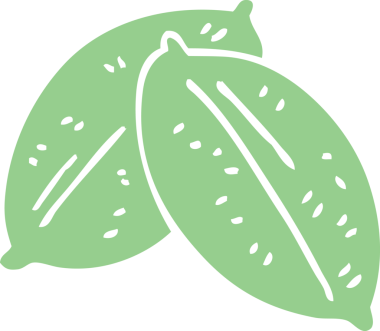 Bir insan tarafından çizilmiş karalama yaprağı.