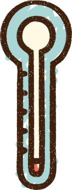 Bir insan tarafından çizilen Soğuk Sıcaklık Tebeşiri