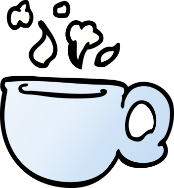 Bir insan tarafından çizilmiş karalama buharı kabı.