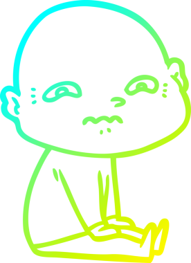 Bir insan tarafından çizilmiş, karikatür çizimi.