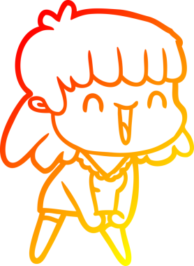 Bir insan tarafından çizilmiş bir karikatür kadın çizimi